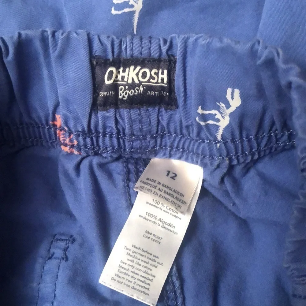 Blue boy shorts
